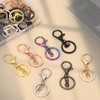 Glarks 28pcs 7 Colors Metal Lobster Claw Clasps with Chains