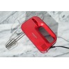 Pearl Metal D-1129 Miracruz D-1129 Hand Mixer, Whisk, Red, Width