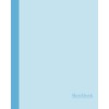  Sketchbook: Two Tone Light Blue 8x10 - BLANK JOURNAL