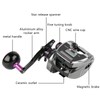 Solar Digital Display Fishing Reel Casting Wheel Rechargeable Single Rocker