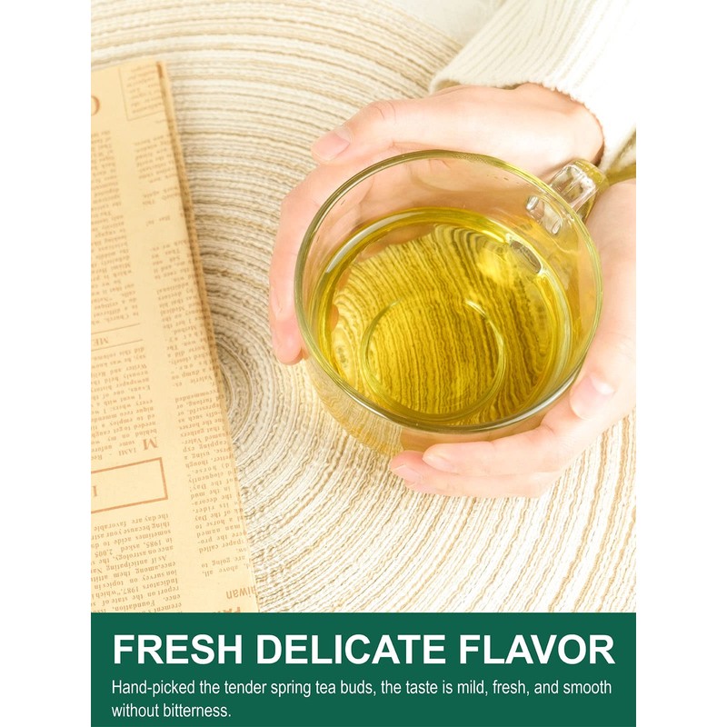 TeeLux Green Tea Bags, Natural Pure Green Tea, Super Antioxidant,