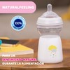 CHICCO, Biberón Natural Feeling, Color Blanco, 330 ml
