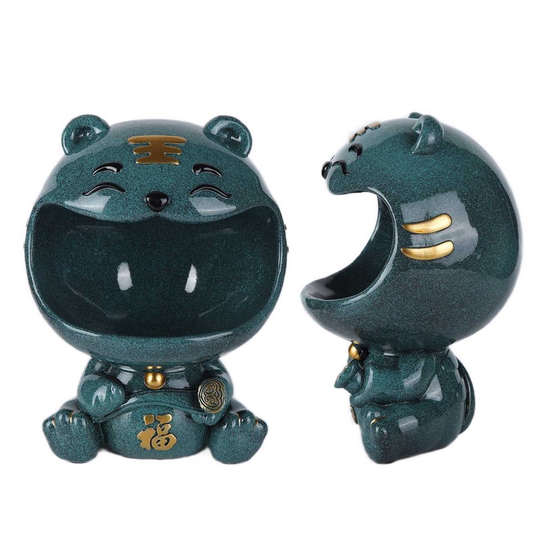 Cut Animal Shaped Key Phone Storage Basket Container Home Entryway