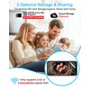 Bird House with Camera Solar Powered,2K HD Wi-Fi Bird Watching,