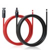 ECO-WORTHY 10FT 10AWG Solar Extension Cable 30A/1000V DC, IP67 Waterproof