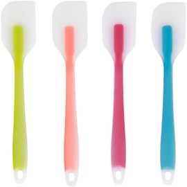 4 Espátulas Miserable Silicon Flexibles Utensilios De Hogaer Para Reposteria, Hornear, Mezclar Y Usar En La Cocina (Grande)