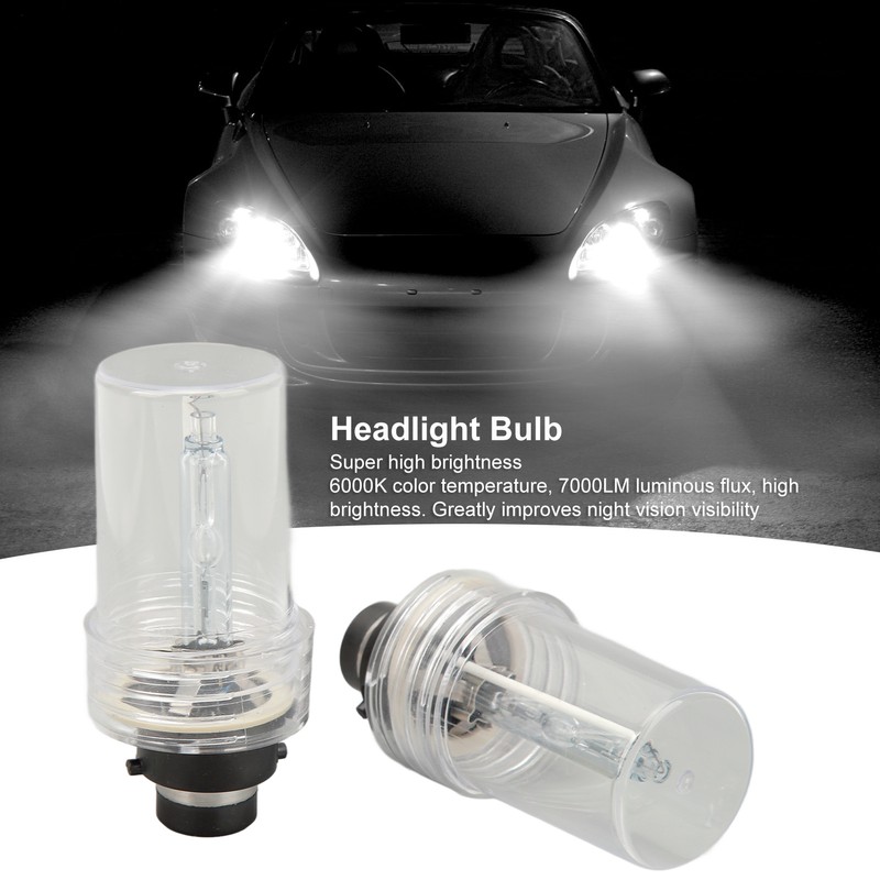 2pcs Headlight Bulb 35W 7000LM Bright Headlamp Bulbs Replacement for