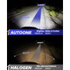 AUTOONE 9003 Bulb 6000K White with Cooling Fan, H4/HB2 Halogen