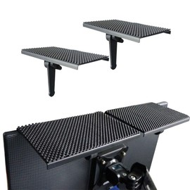 TV Top Shelf Wide Platform Solid Screen Shelf Adjustable Mount Desktop PC Monitor for Streaming Devices, Media Boxes, Speakers and Home Decor (8inch 2pack)