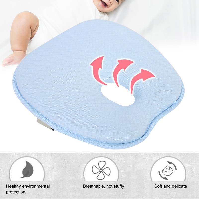 Baby Pillow Prevent Flat Head Breathable Newborns Shaping Pillow for