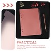 HOODANCOS 6pcs Notebook Separated Pages Planner Inserts Notepad Tabs Recipe