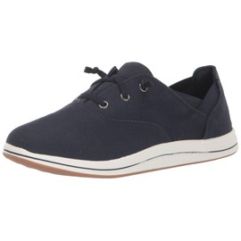 Clarks Breeze Ave II - Tenis para Mujer, Dark Navy Textile, 5 US