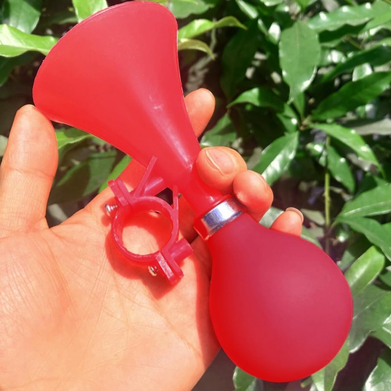 3Pcs Manually Bike Bugle Loudspeaker Siren Hooter Snail Air Horn