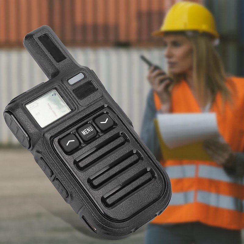3W Mini Handheld Walkie Talkie Hand Tuning CT/DC Vibration Two