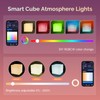 LOFTEK Smart LED Cube Lights, RGBCW Color Change Atmosphere Lights