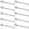 10 Sets of Furniture Connector Bolts and Barrel Nuts,Bed Bolt