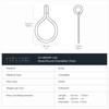RCH Hardware CH-04R-SN Brass Chandelier Chain, Satin Nickel (1 Foot)
