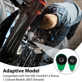 Gear Cable Linkage Ends Bush Repair Kit for Fiat 500 Ford Ka 2007 Onwards, 1 Pair of Car Gear Linkage Ends Compatible with Part Numbers 55223138, 55245287, 55251254