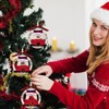Jingle Bell Christmas Tree Ornaments, Wooden, Unique Stocking Stuffer Gift