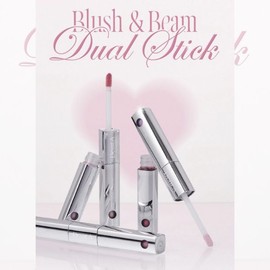DEAR.A Blush & Beam Dual Stick 1.8g, Color:02 Lilac Pink & Pink Glow