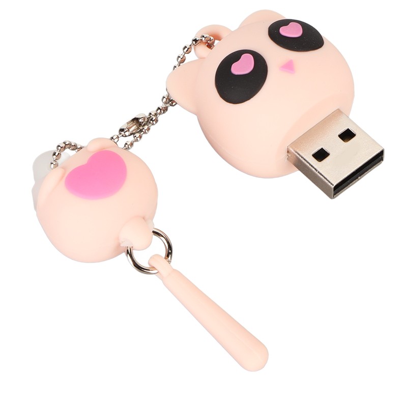 Cartoon USB Flash Drive Kitten Style USB2.0 Interface Plug and