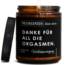 Lustige Duftkerze mit Spruch für Partner | Handgemacht aus Sojawachs | In Geschenkbox | Valentinstag Geburtstagsgeschenk | Ehe Mann, Freund, Frau, Freundin, Verlobte, Jahrestag |Wald