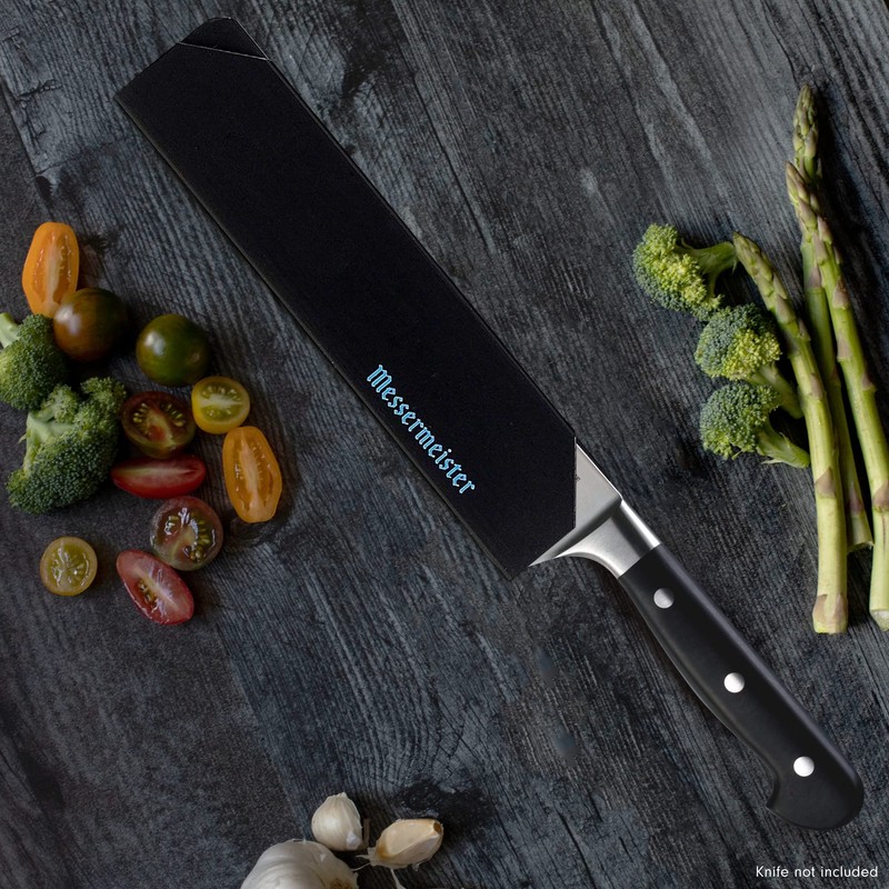 Messermeister 8” Chef’s Edge-Guard, Black - Fashionable & Functional Knife