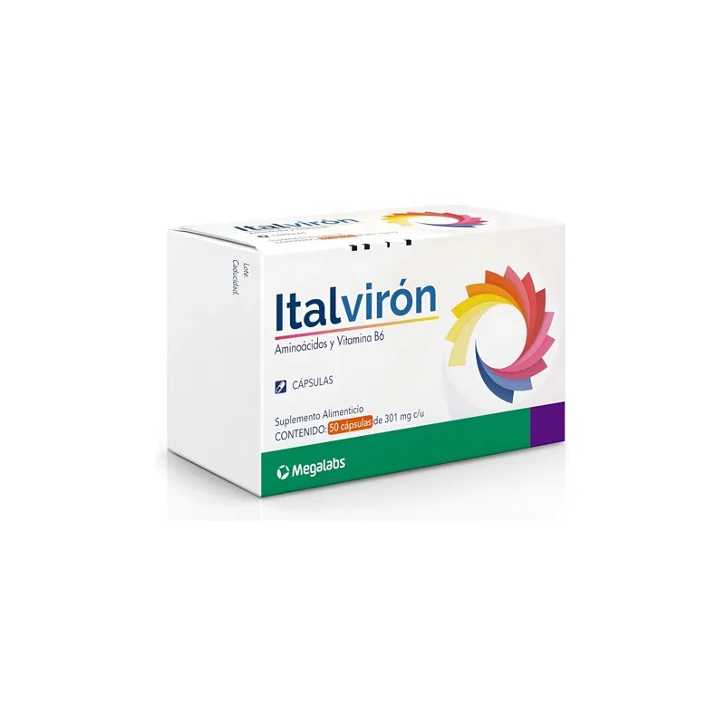 Italviron Cápsulas Aminoácidos y Vitamina B6 Amino Acids Vitamin B6