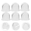 CAXUSD 10pcs Mower Oil Cups Plastic Carburetor Oil Bulbs for