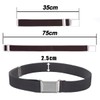 KASSAI Hanging Kids Rubber Adjustable Belt, Hook Buckle, Unisex, Adjustable
