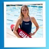 Sporti Guard Solid Wide Strap One Piece Swimsuit - Navy