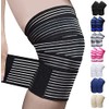 2 x Extra Long Elastic Knee Pads for Legs, Calves