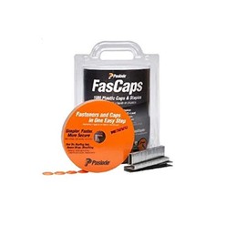 Paslode 650592 FasCaps 18 Gauge Plastic Caps and Staples, 1680 Count