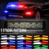 FOXCID 2 X 6 LED 9 Modes Traffic Advisor Emergency