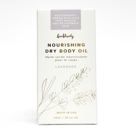 Bonblissity Nourishing Body Oils for Women, 2oz Travel Size - Lavender Scented Body Oil, Non-Greasy Non-Comedogenic, Vitamin E Hydrating Moisturizer for Men and Women with Dry or Sensitive Skin