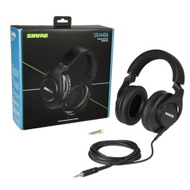 Shure Shure SRH440A Over-Ear Wired Headphones for Monitoring & Recording, Professional Studio Grade, Enhanced Frequency Response, Work with All Audio Devices, Adjustable & Collapsible Design - 2022 Version