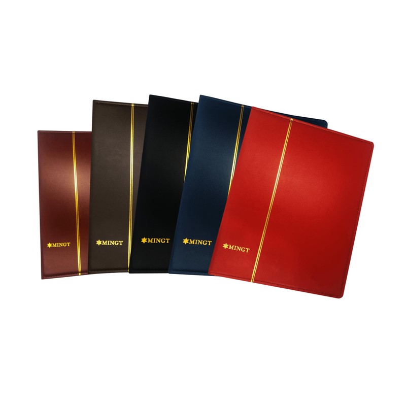 PCCB MINGT 4-Rings Binder PU Leather Collection Album Cover For