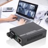 1000Mbps Ethernet Fiber Optic Media Transceiver Single Mode Converter