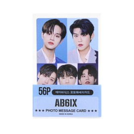 ZEESOON K-POP IDOL Group New Photo Message Card 56pcs set (Postcard / 56sheets) or Transparent Card 25pcs set (AB6IX)