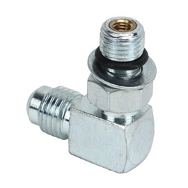 Elbow Fuel Gear Pump Check Valve, 3033740 180233 Compatible with Cummins Celect N14, Elbow Check Valve 3/8in 24 7/16in 20 Thread