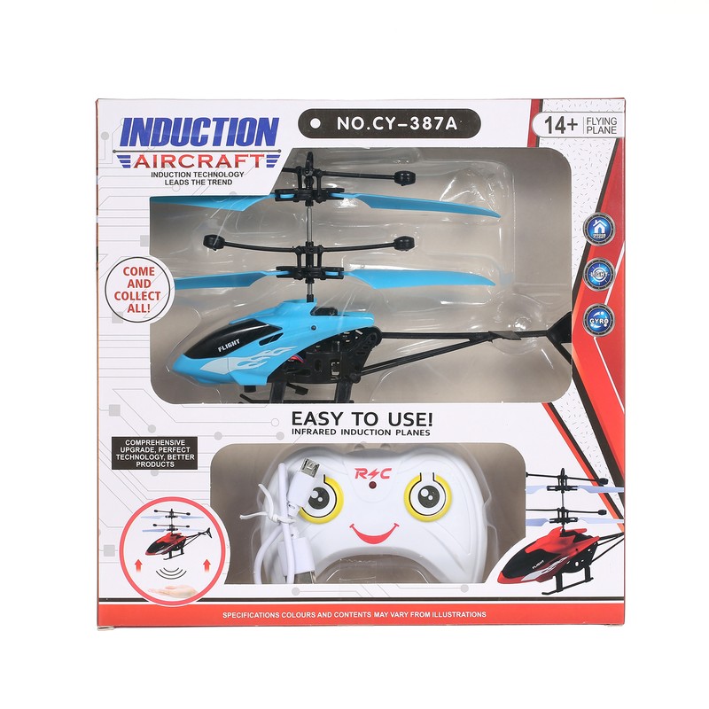 RC Helicopter Mini Infrared Induction Flying Machine with Remote Controller