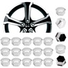 Simoni Racing CBC/17 Universal Bolt Caps, Chrome