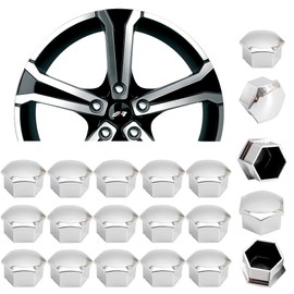 Simoni Racing CBC/17 Universal Bolt Caps, Chrome