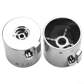 1 Pair Faucet Handles Temperature Control Shower Bathtub Faucet Knobs Hot and Cold Faucet Replacement Faucet Handles Knobs Kitchen Bathroom Accessories