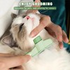 Self-Cleaning Pet Flea Comb Grooming Brush, 2 Piece Pet Flea