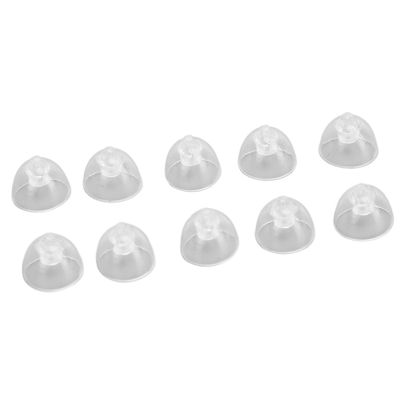 10pcs Sound Amplifier Closed Domes Single Layer Double Hole Silicone