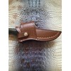 Custom Cross Draw Leather Knife Sheath for Buck 119 Knife,