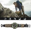 Outdoor Sports Multifunctional Survival Watch Travel Hiking Camping Rescue Paracord