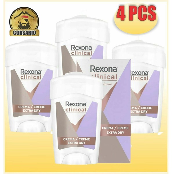 pack x4 rexona clinical  protection antiperspirant deodorant for women