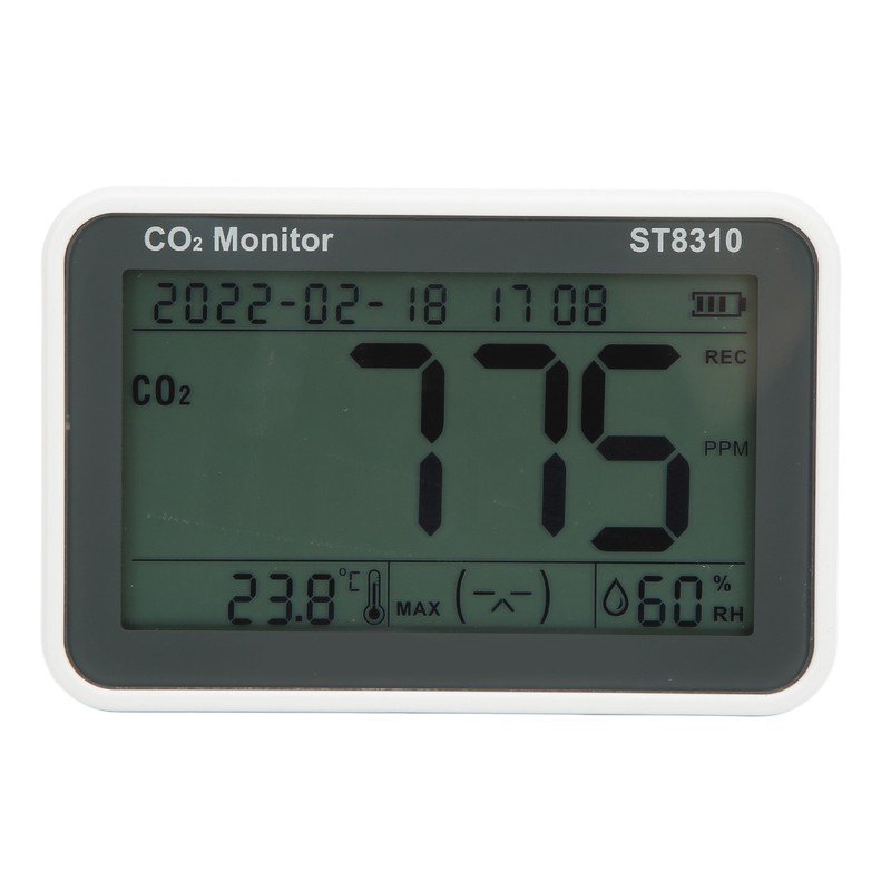 ST8310 LCD Air Quality Monitor Carbon Dioxide Detector CO2 Temperature